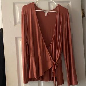 Leith Wrap Long Sleeve Shirt